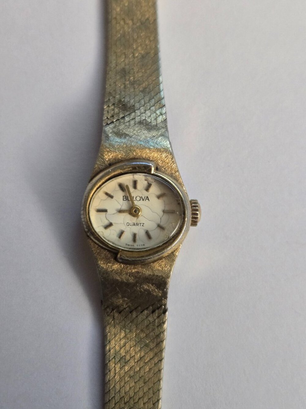 1982 Swiss Made Womens Bulova watch model 7174